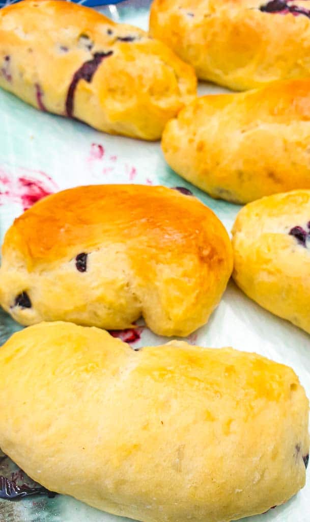 Blaubeeren im Wald sammeln + Rezept für Jagodzianki 44 Rezept Jagodzianki - Brötchen mit Blaubeerfüllung backen