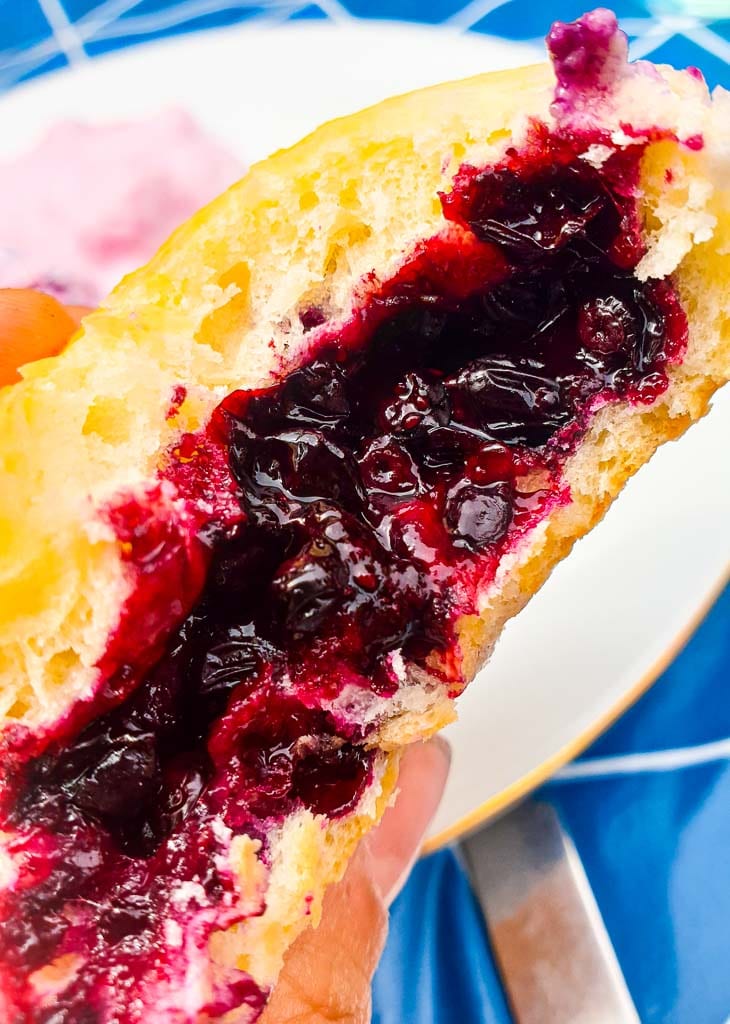 Blaubeeren im Wald sammeln + Rezept für Jagodzianki 45 Rezept Jagodzianki - Brötchen mit Blaubeerfüllung backen