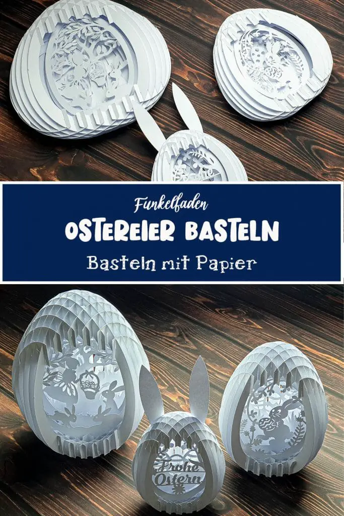 Ostereier basteln mit Papier