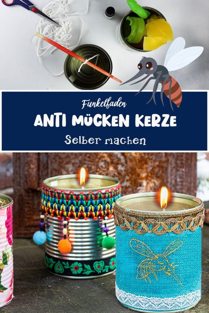 Anleitung Upcycling Kerzen gießen aus Wachsresten in Dosen Anleitung Upcycling Kerzen gießen aus Wachsresten in Dosen