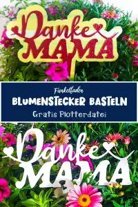Blumenstecker basteln zum Muttertag