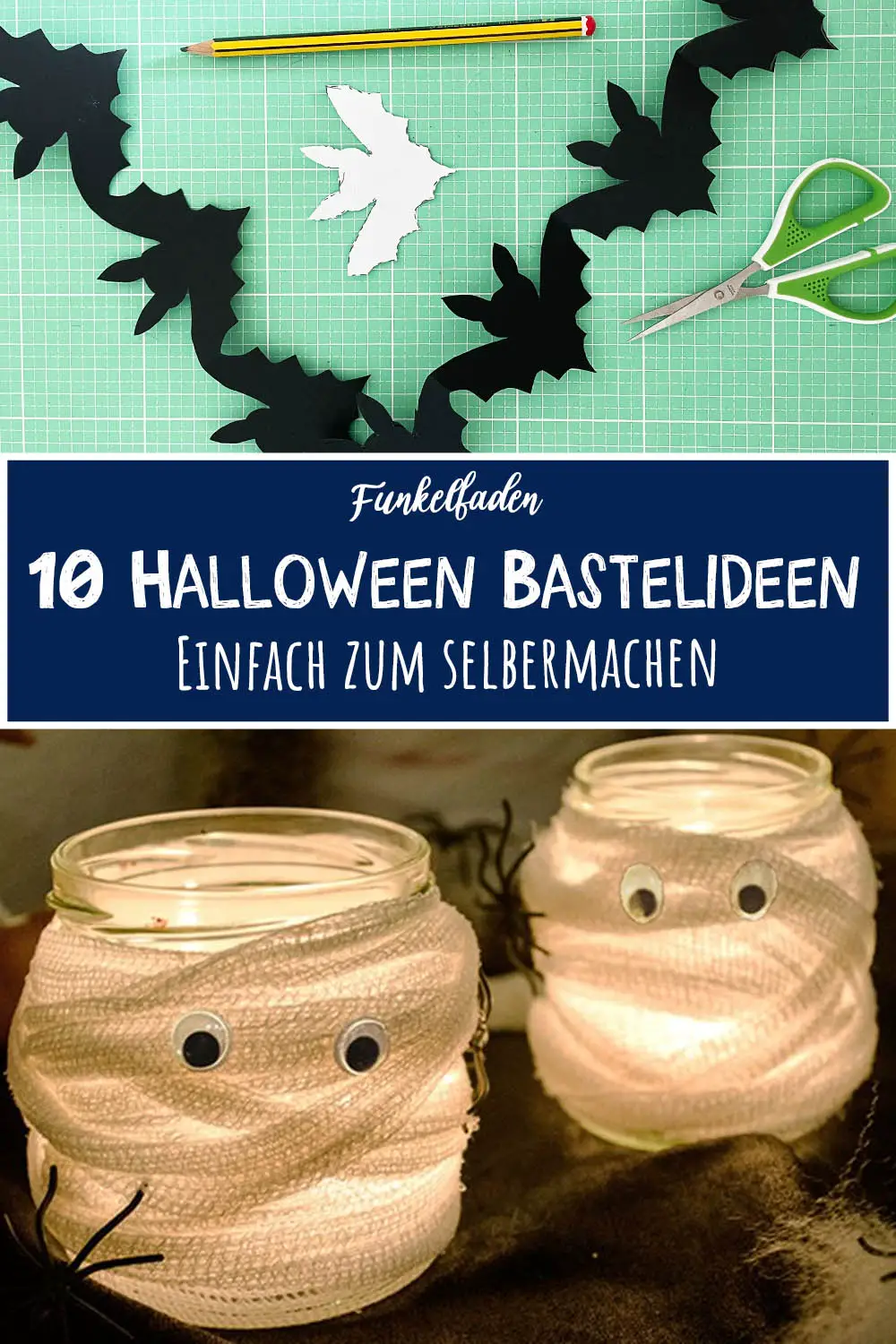 10 einfache Halloween Bastelideen für Kinder