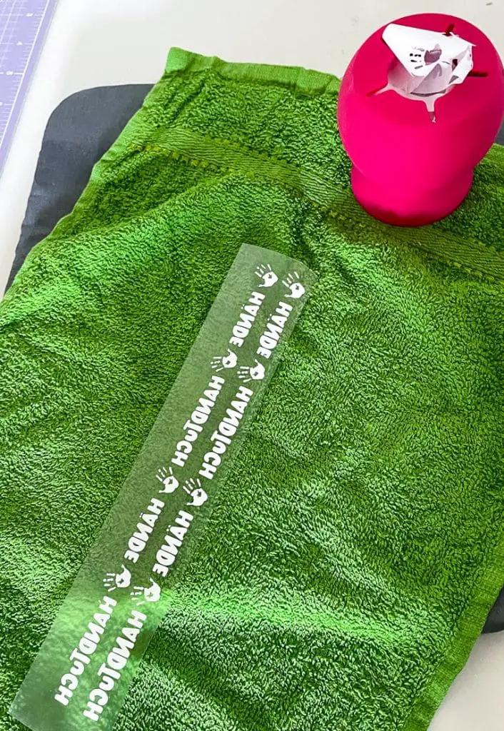 Handtuch plotter - Handtuch individualisieren mit dem Plotter 