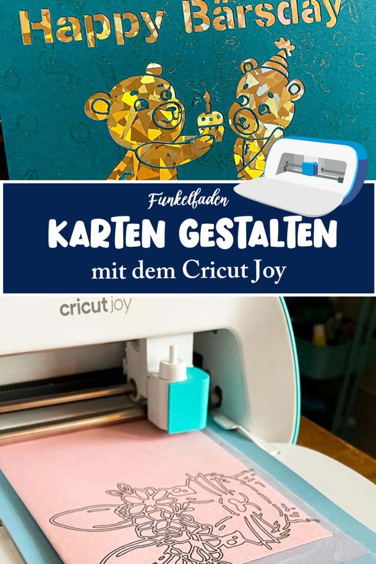 Kostenlos Karten gestalten im Cricut Design Space - Funkelfaden