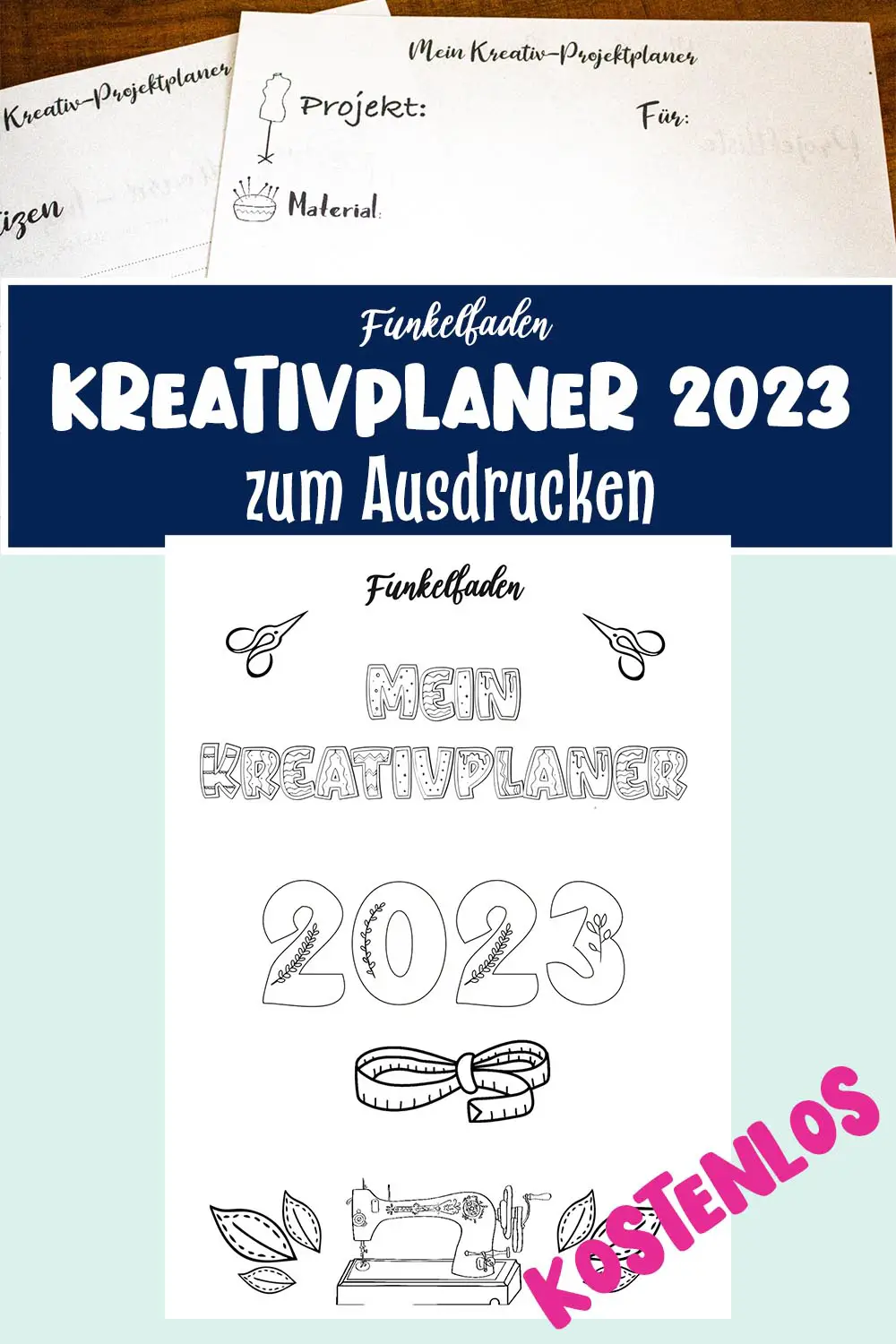 Funkelfaden Kreativplaner 2023