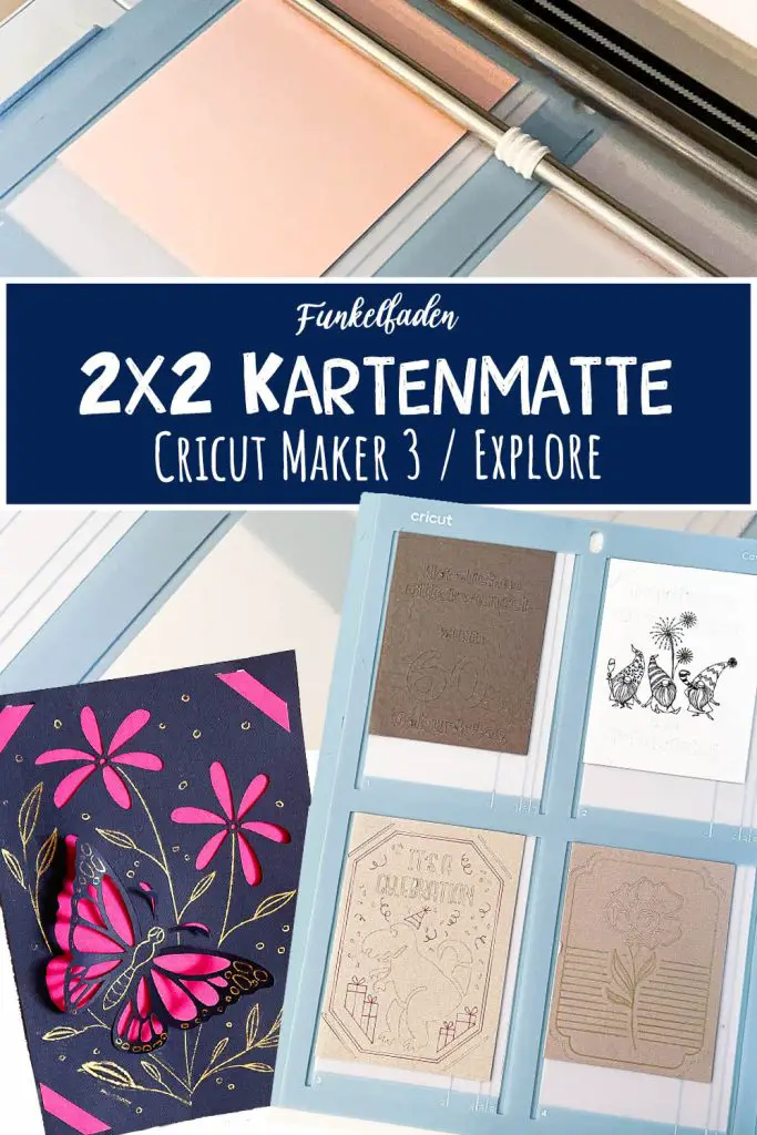 Cricut 2x2 kartenmatte für Cricut Maker 3