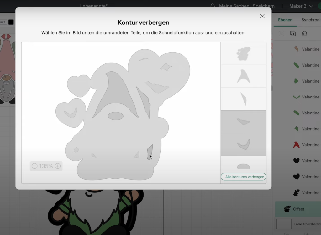 Sticker erstellen im Cricut Design Space 77 Konturen deaktivieren im Cricut Design Space