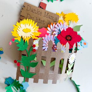 3D Pop-Up Geburtstagskarte Für Tante – Mit Umschlag, Rosa Design
