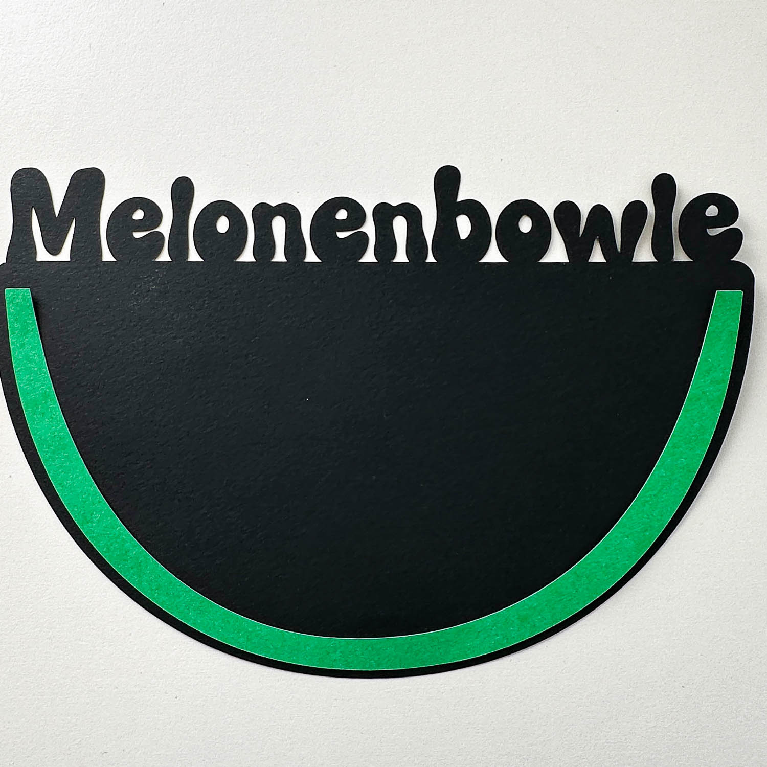 Sommerparty Deko plotten - Melonenbowle - Funkelfaden