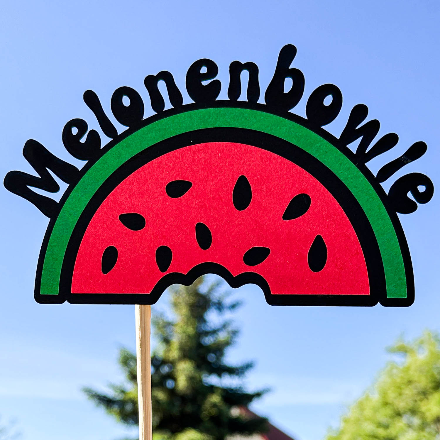 Sommerparty Deko plotten - Melonenbowle - Funkelfaden