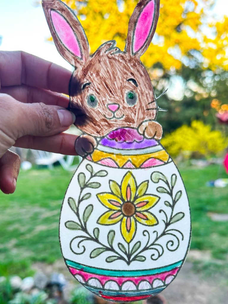 Gratis Plotterdateien für Ostern 6 Gratis Ausmalbild Funkelfaden Ostern-5