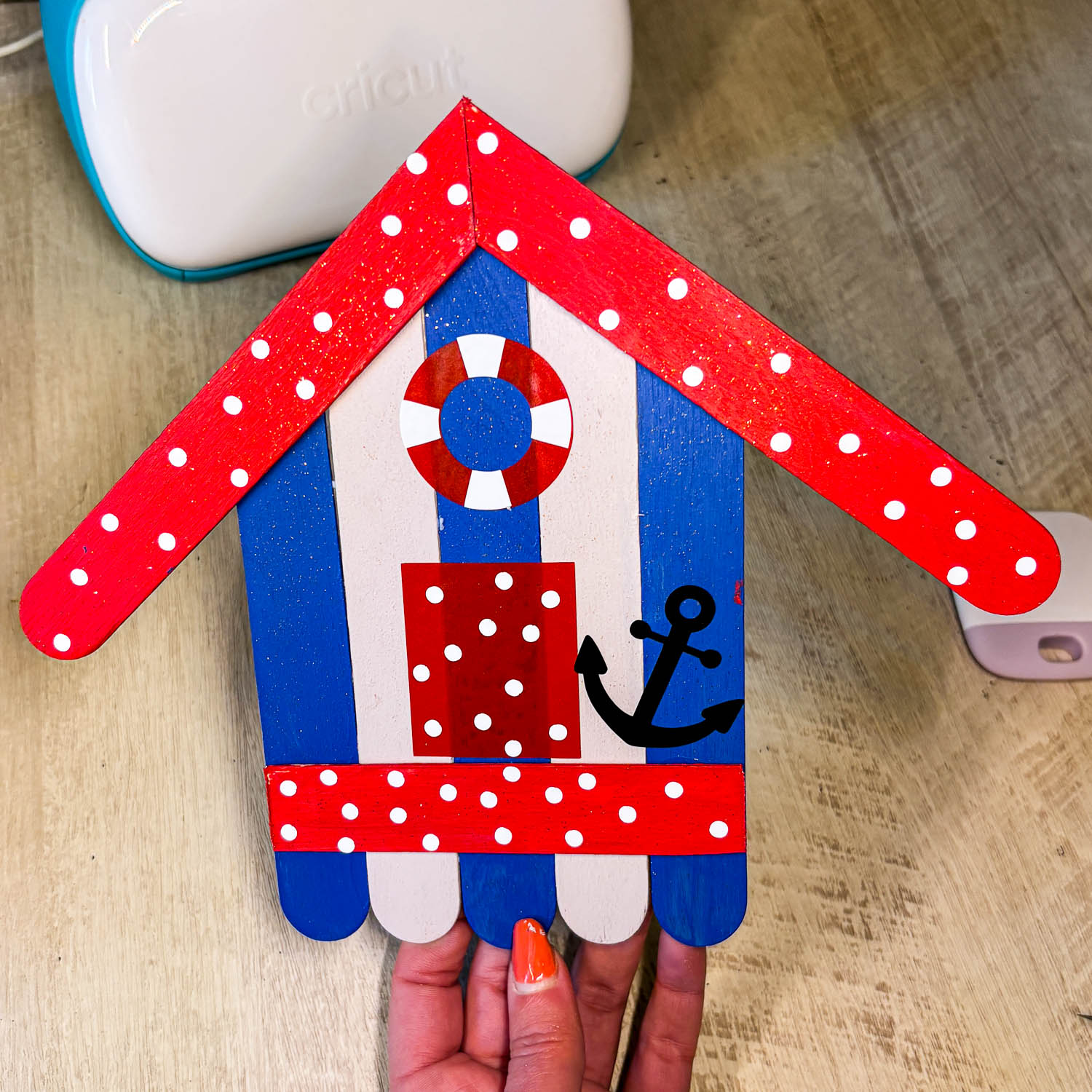 DIY Maritime Deko mit Proxxon Säge und Cricut Joy - Funkelfaden