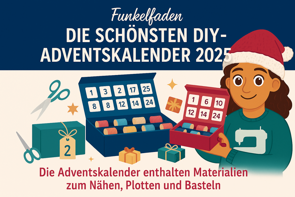 Die schönsten DIY-Adventskalender 2025 – Nähen, Plotten, Basteln & mehr 52 Die schönsten DIY Adventskalender 2025 mit Materialien zum Nähen, basteln, plotten
