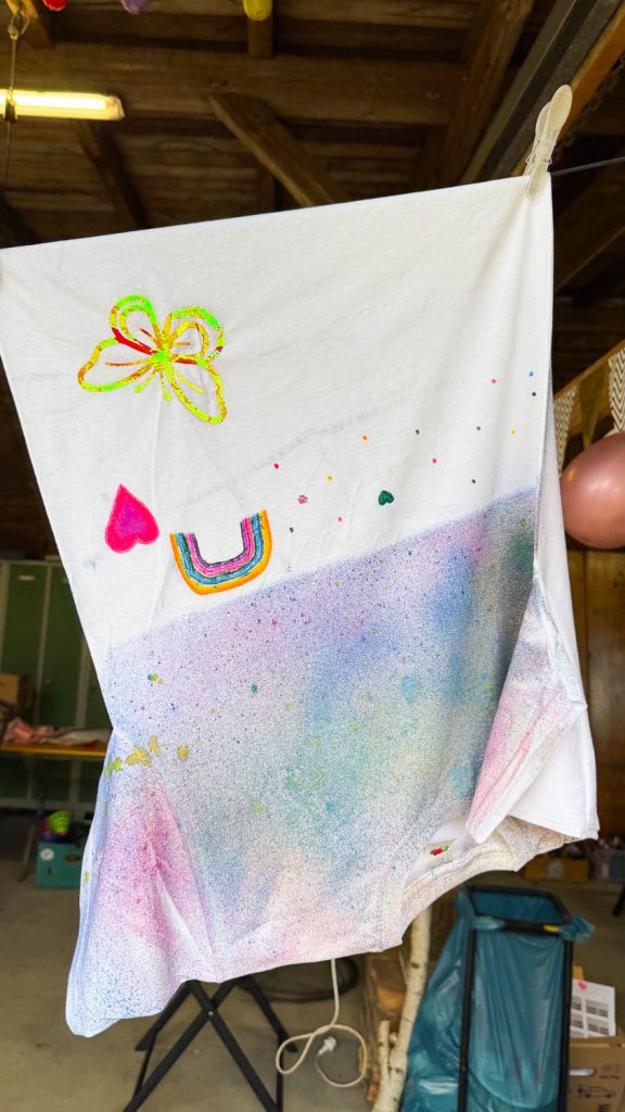 Kreativer Kindergeburtstag T-Shirt gestalten