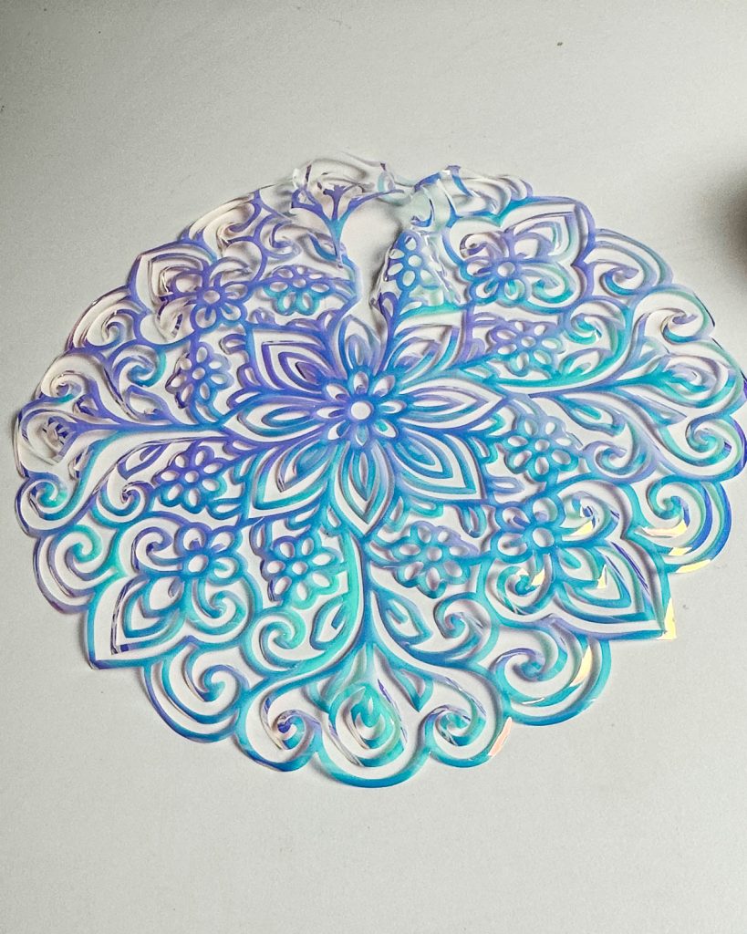 Restlos Plotten mit gratis Mandala Plotterdatei