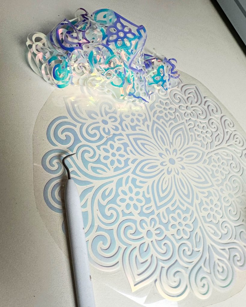 Restlos Plotten mit gratis Mandala Plotterdatei