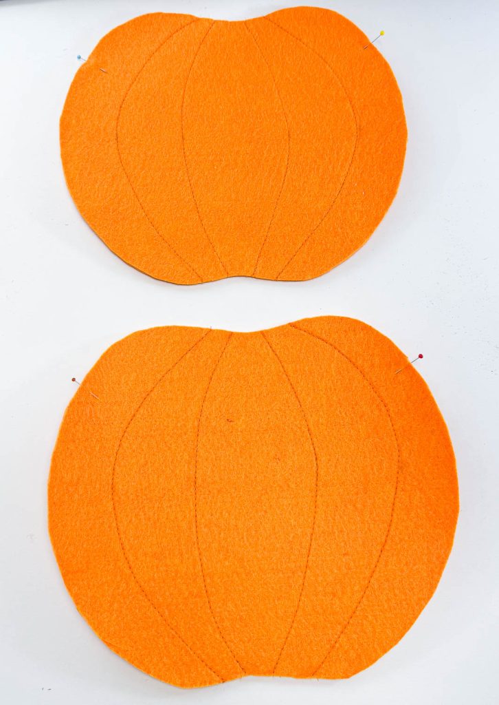 Anleitung Kürbis Tasche nähen für Halloween