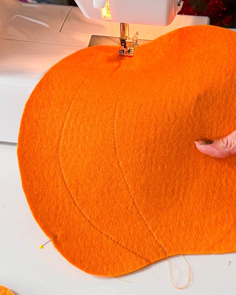 Anleitung Kürbis Tasche nähen für Halloween