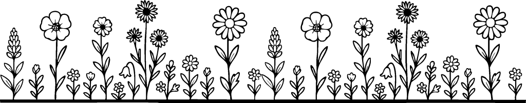 Blumenwiese Funkelfaden - gratis Plotterdateien