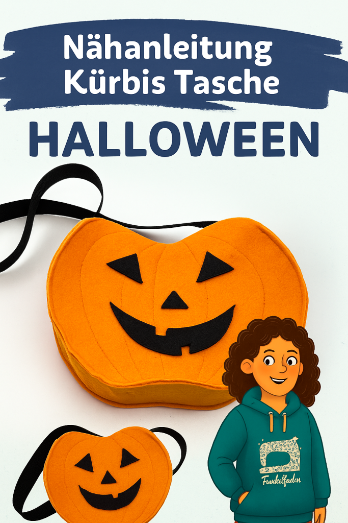 Nähanleitung Halloween Kürbis nähen