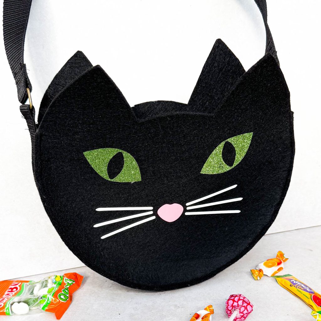 Anleitung Kater Tasche nähen für Halloween