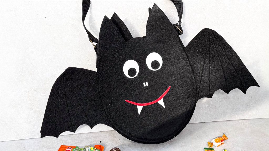 Anleitung Fledermaus Tasche nähen für Halloween