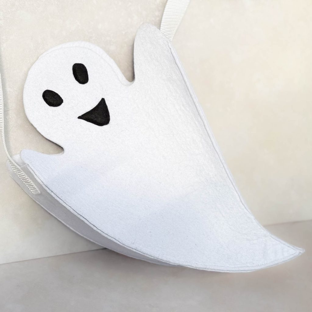 Anleitung Gespenst Tasche nähen für Halloween