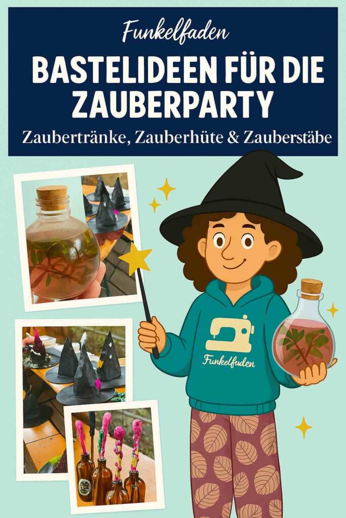 Zauberparty feiern zum Kindergeburtstag oder Halloween 66 Bastelideen für die Zauberparty