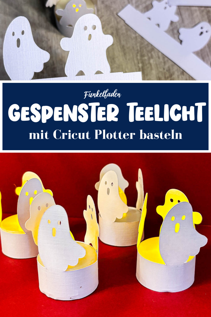 DIY-Anleitung: Schnelles Gespenster-Teelicht mit dem Cricut Plotter 