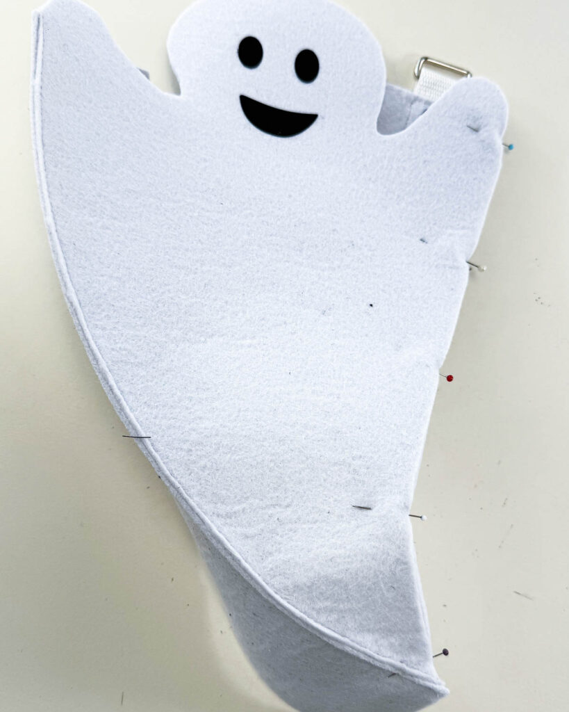 Halloween Tasche nähen - Anleitung Gespenst Berta 92 Halloween Tasche Gespenst nähen