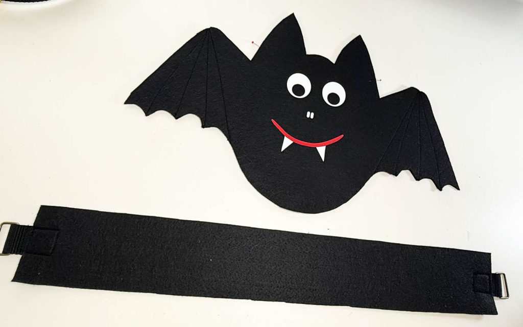 Anleitung Fledermaus Tasche nähen für Halloween