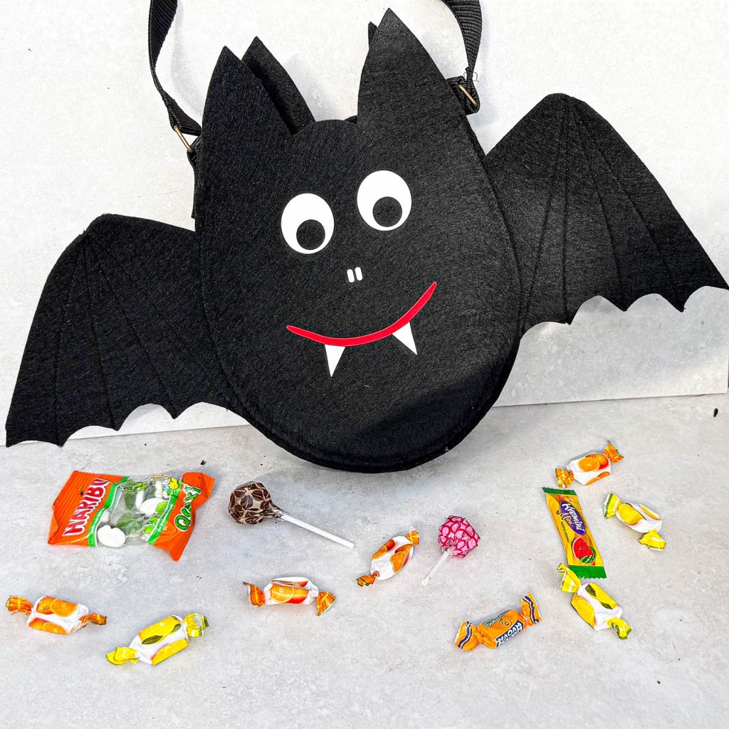 Anleitung Fledermaus Tasche nähen für Halloween