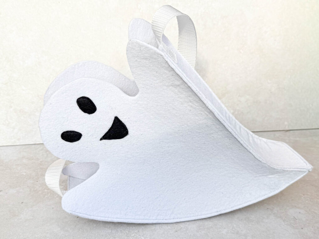 Halloween Tasche nähen - Anleitung Gespenst Berta 75 Halloween Tasche Gespenst nähen