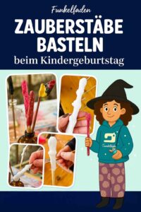 Anleitung Gruselkörbchen für Halloween basteln mit Cricut Maker 109 Zauberstäbe basteln beim Kindergeburtstag