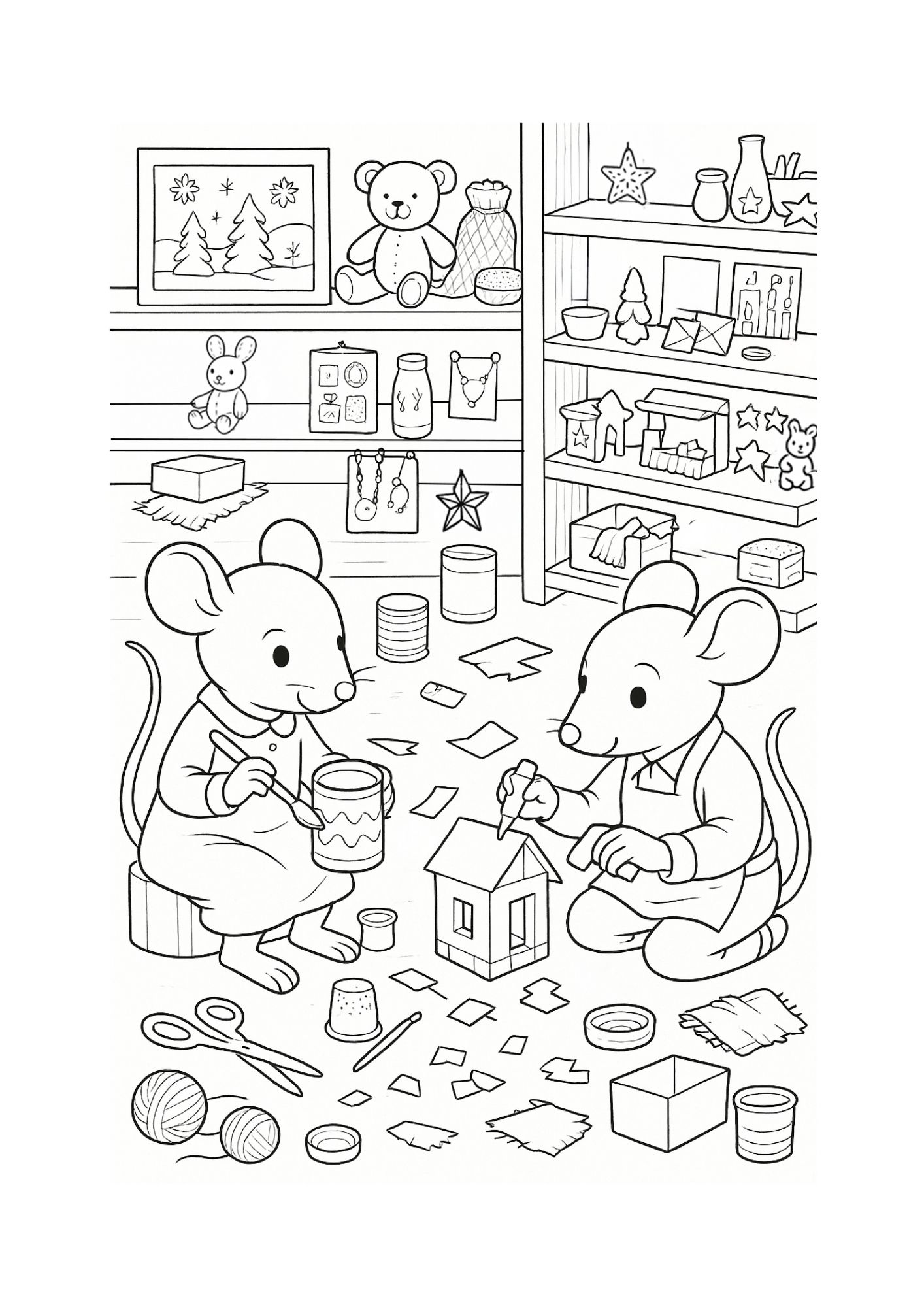 Funkelfaden Ausmal Adventskalender 2025 48 Funkelfaden Ausmal Adventskalender 2025 24