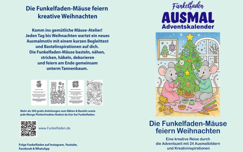 Ausmal Adventskalender Cover