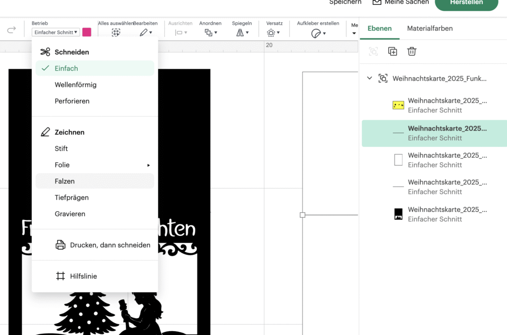 Weihnachtskarte Nussknacker Plotterfreebie 7 Weihnachtskarte Nussknacker Plotterfreebie
