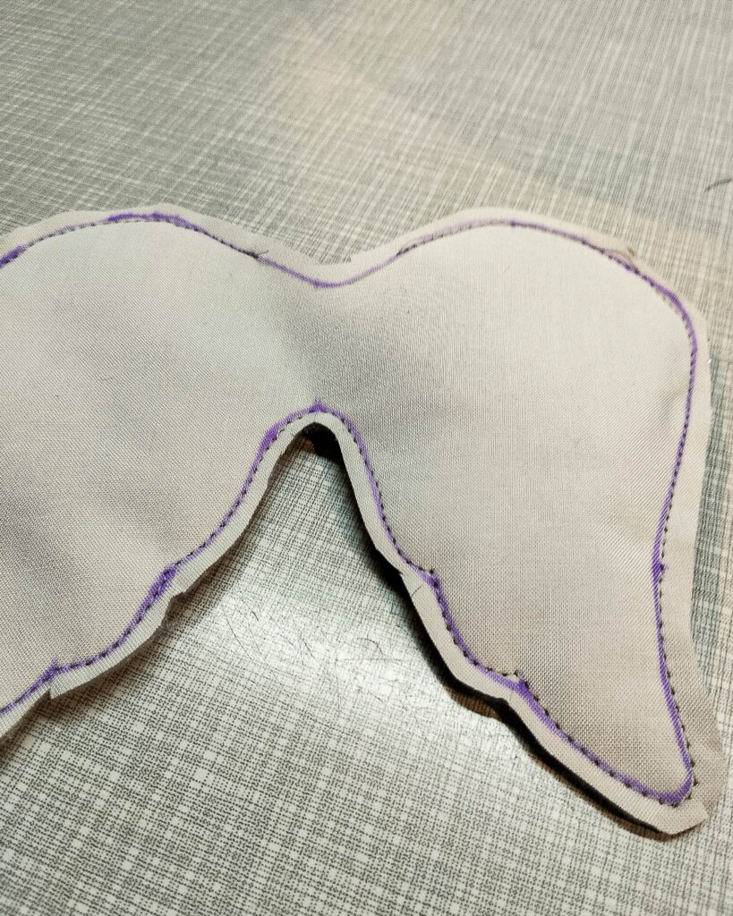 Funkelfaden Maus Engel nähen 8 Engel Kostüm nähen Funkelfaden-12