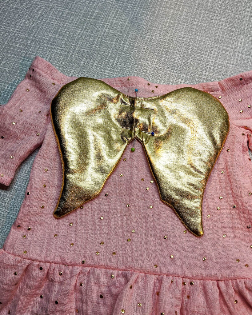 Funkelfaden Maus Engel nähen 19 Engel Kostüm nähen Funkelfaden-17