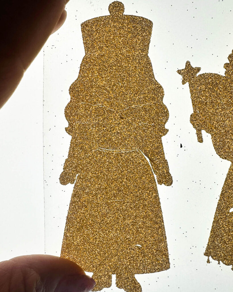 Plotterdateien Zuckerfee & Klara 7 Plotterdateien entgittern mit lIghtpad