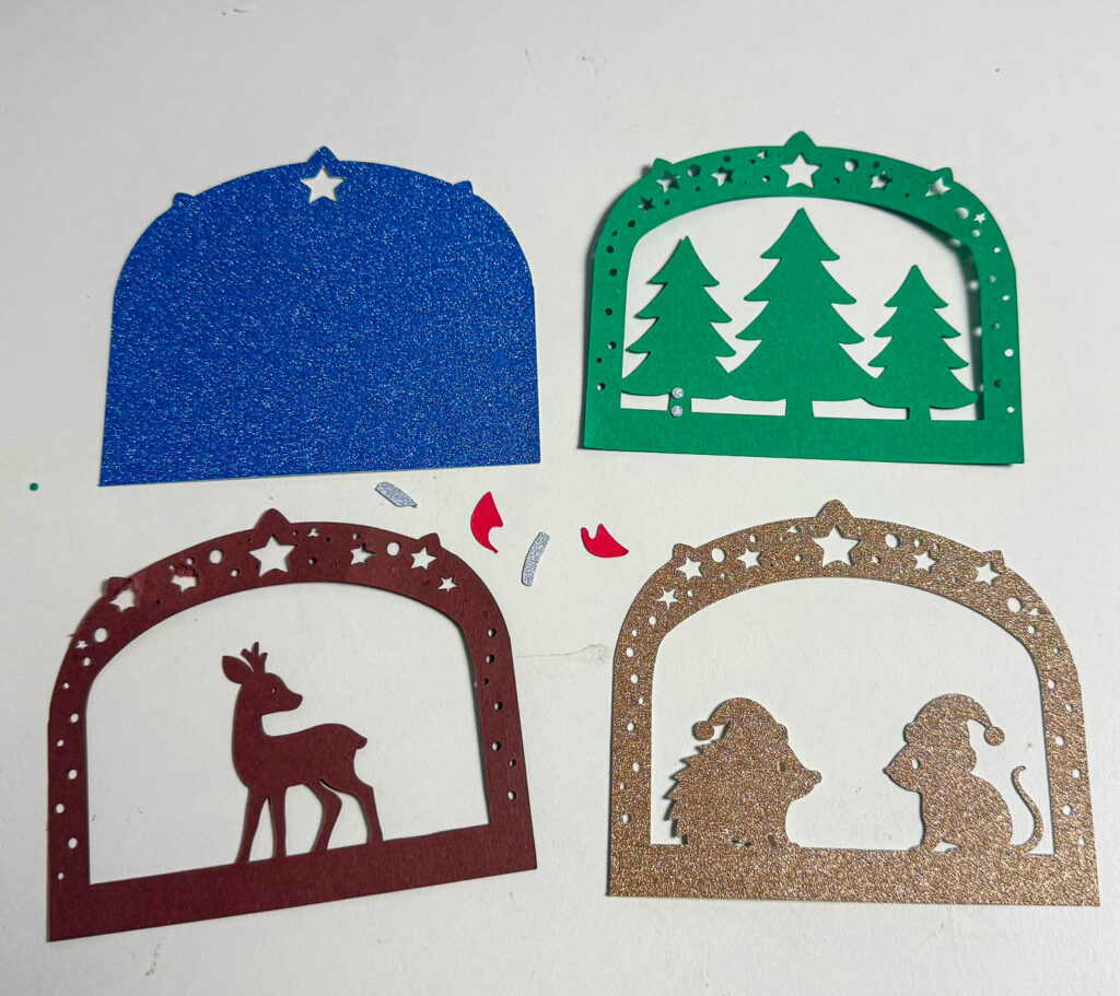 Anleitung Mini-Schwibbogen beleuchtet basteln