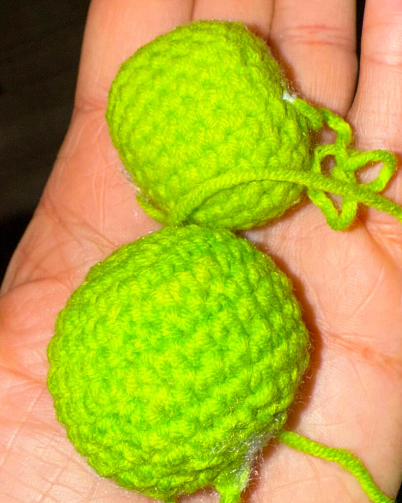 Emotionale Erbse - Gemüse häkeln 5 emotionale Erbse häkeln Gemüse häkeln-6