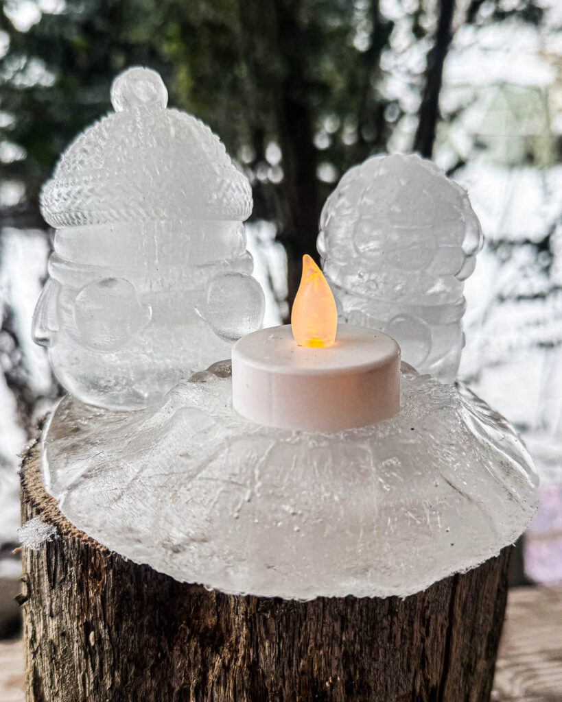 Eisdeko gießen mit Silikonformen-4