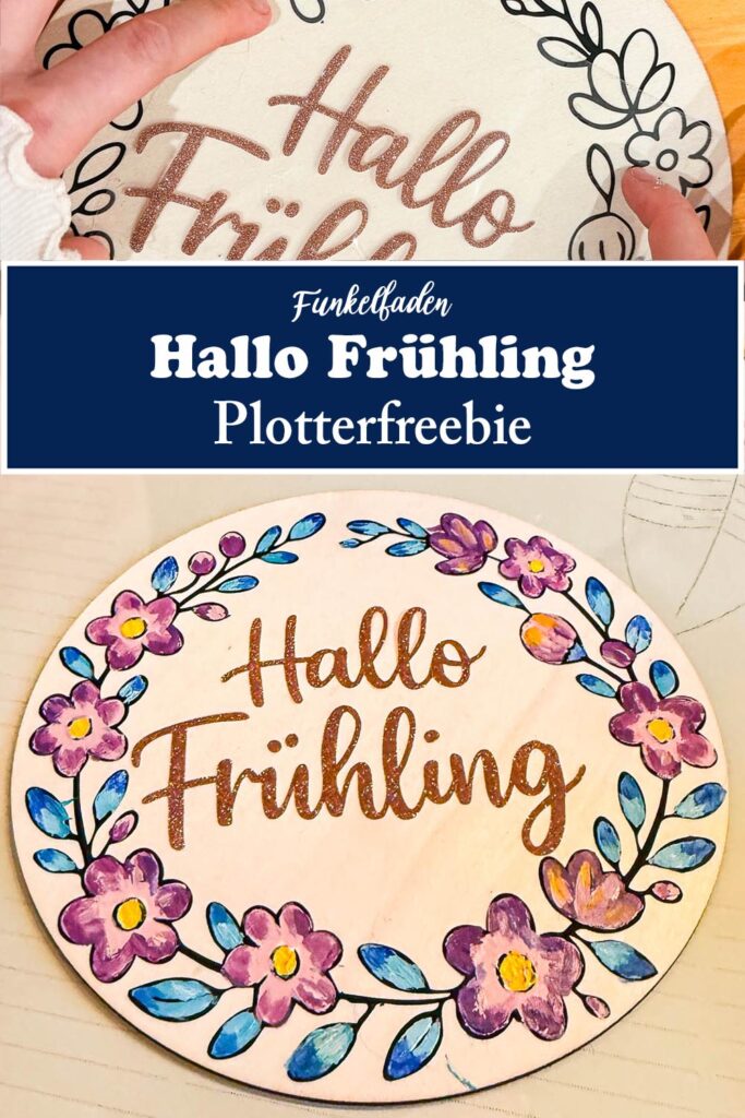 Hallo Frühling Plotterfreebie