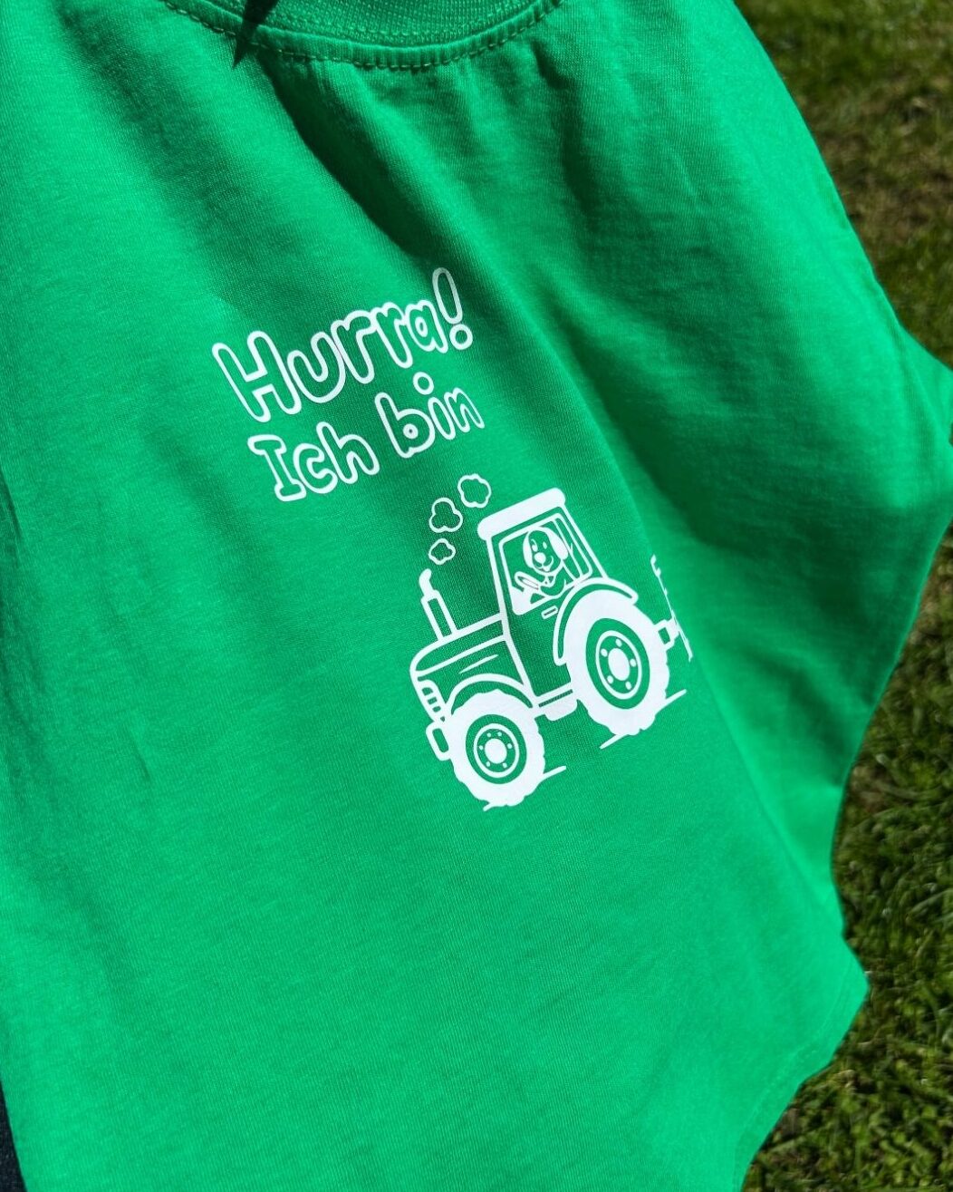 Plotterfreebie - Geburtstagsshirt mit Traktor plotten 10