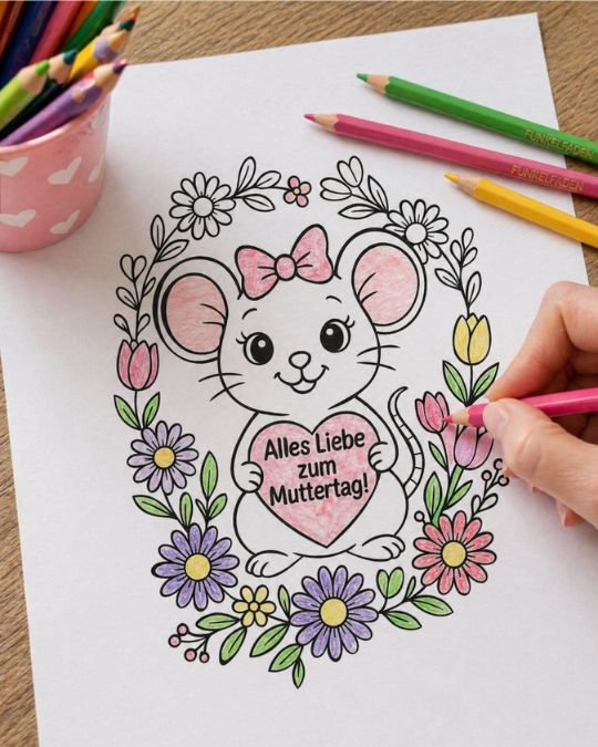 Plotter-Freebie zum Muttertag – Die Funkelfaden-Maus sagt „Alles Liebe!“ 🌸 6 Alles Liebe zum Muttertag - Plotterfreebie Maus