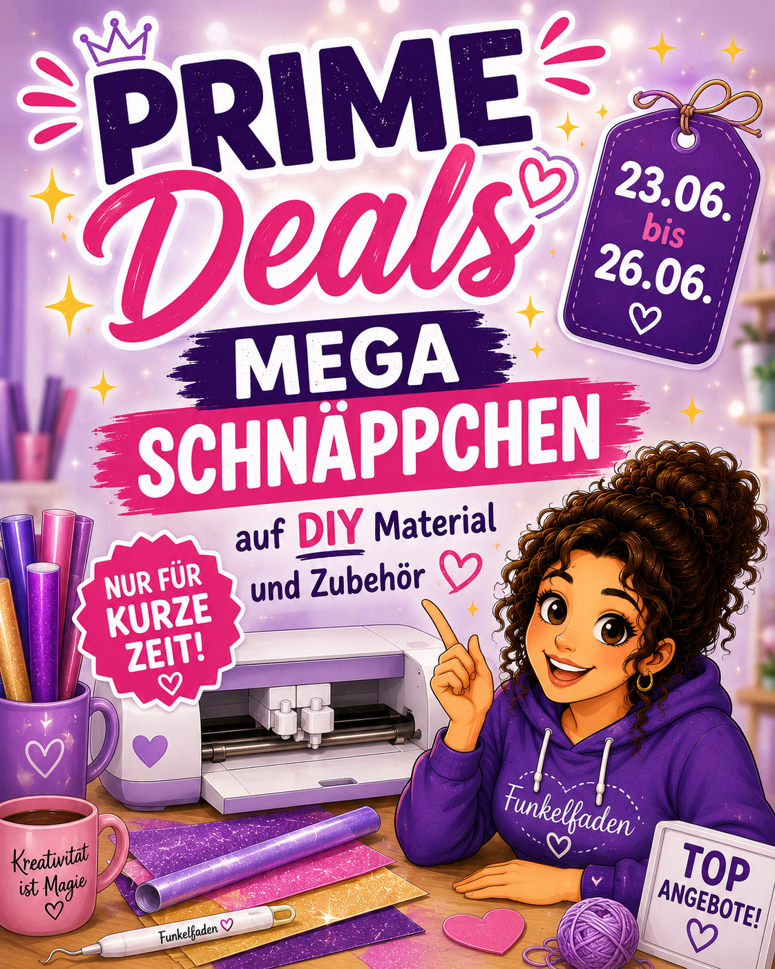 Amazon Prime Day Schnäppchen für Basteln Plotter Cricut