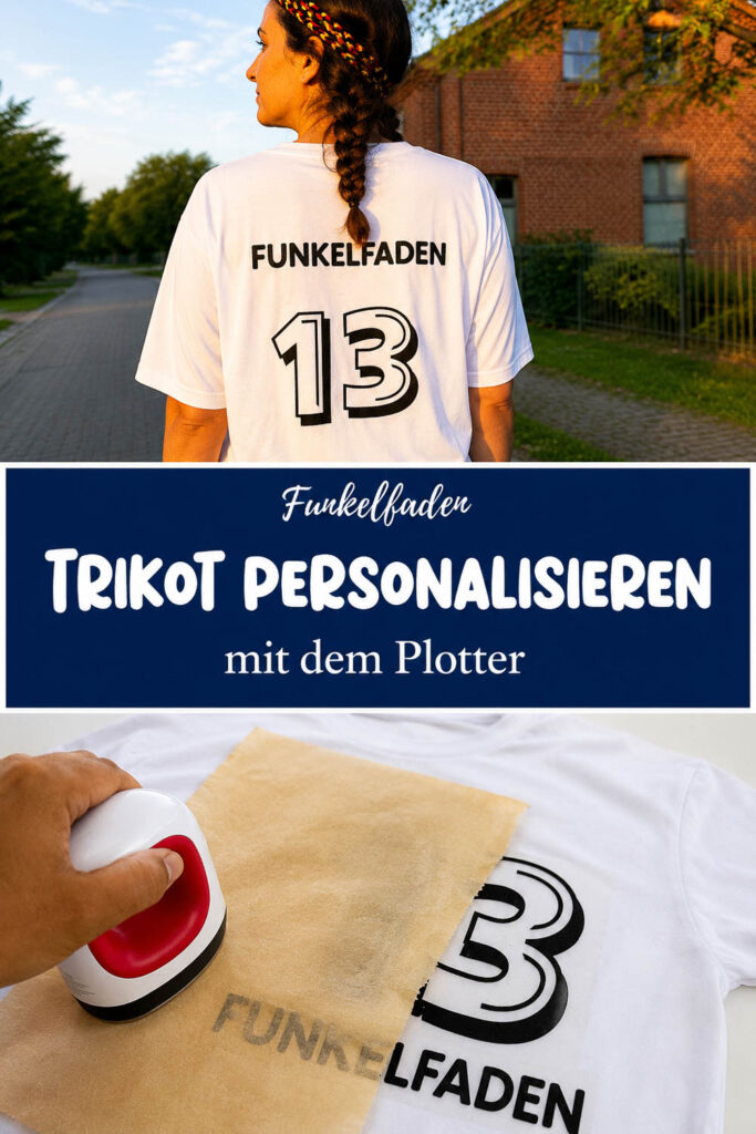 Fussball-Trikot personalisieren mit dem Plotter 2 DIY Ideen Fußball WM - Trikot personalisieren