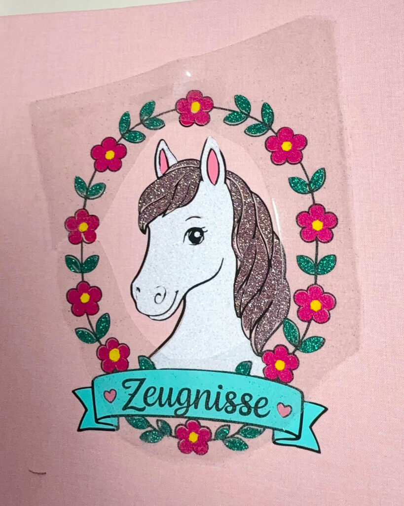 Zeugnismappe beplotten - gratis Plotterdatei