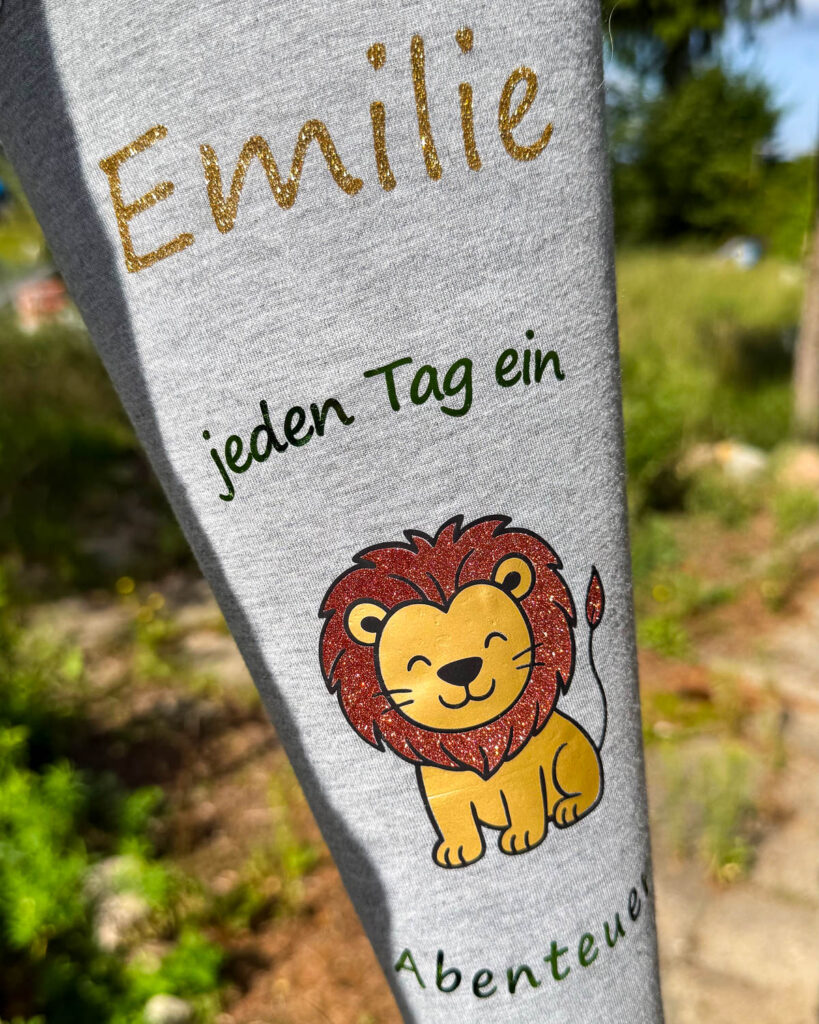 Plotterfreebie Löwe Schultüte